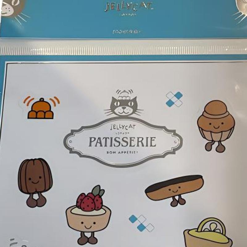 JELLYCAT Fun Food Series Paris Limited Sticker IP Goods