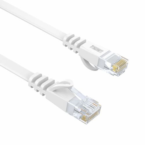 LAN Cable 3m CAT6 Flat Category 6 RJ45 Ethernet Cable Lan Cable 3m Flat Cable Soft Rankable Nail Break Prevention Compatible with Modem Router PS3 PS4