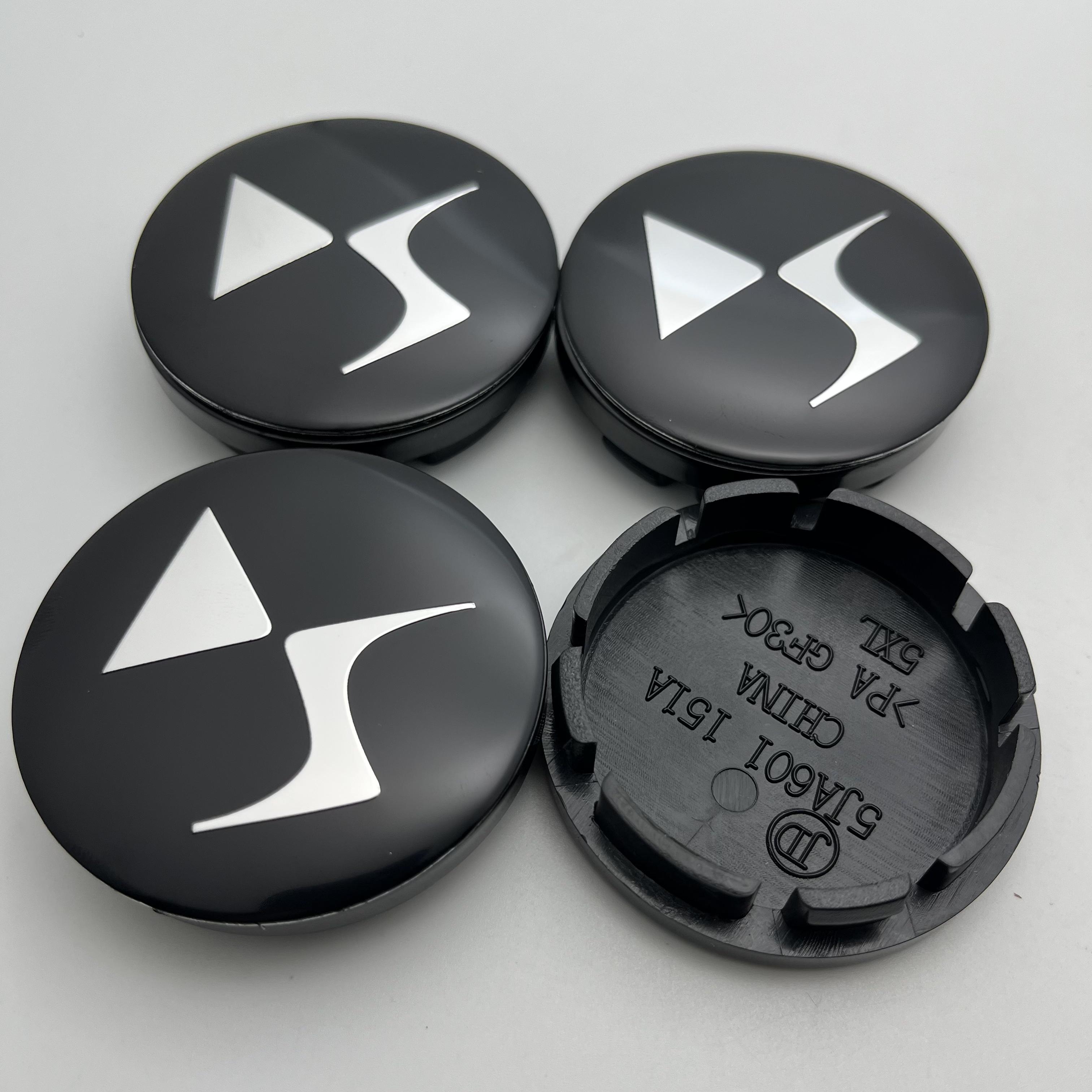 

4 шт. 56 мм 60 мм автомобильные общие колпачки ступицы центральные наклейки для DS DS3 DS5 DS6 Deesse стильные износостойкие автомобильные диски пылезащитный чехол 56mm Cap Black Base