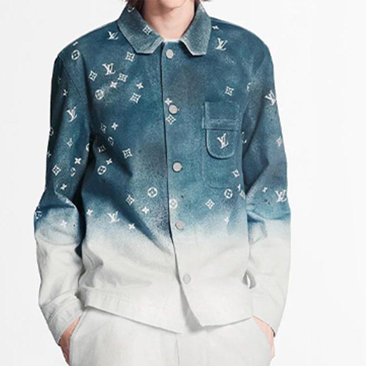 Louis Vuitton Shirt Unisex Blue White Gradient 1A5VYQ