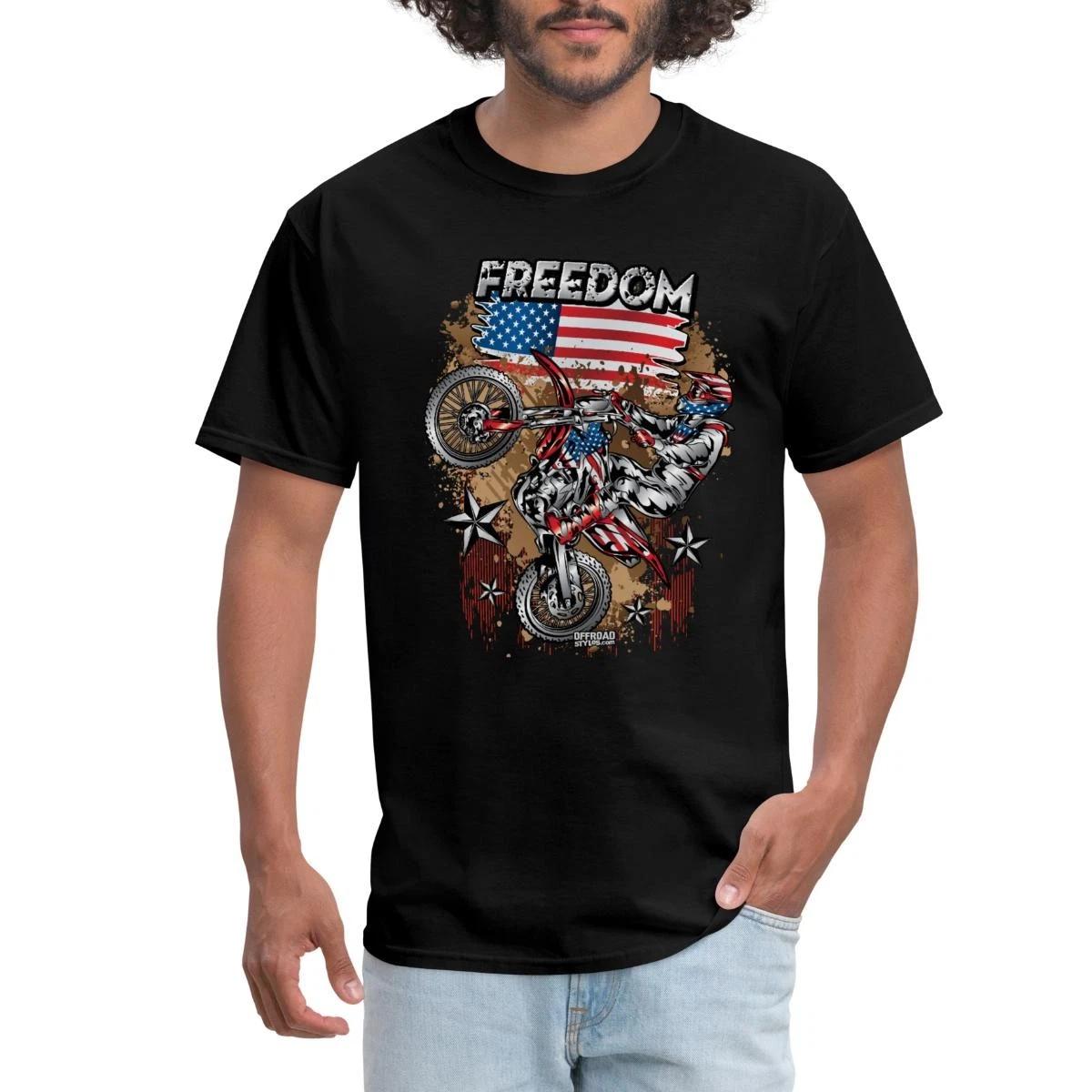 Motocross USA Dirt Bike MX Men s T-Shirt XS