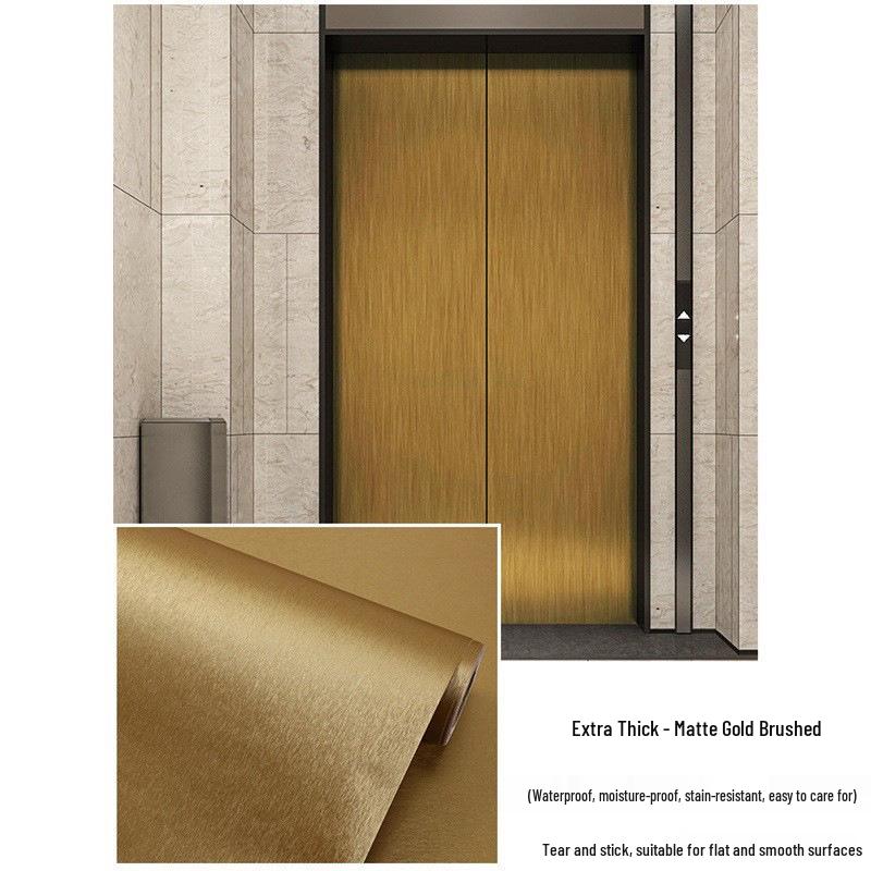 Brushed Silver Self-Adhesive Sticker for Appliance Renovation & Decoration