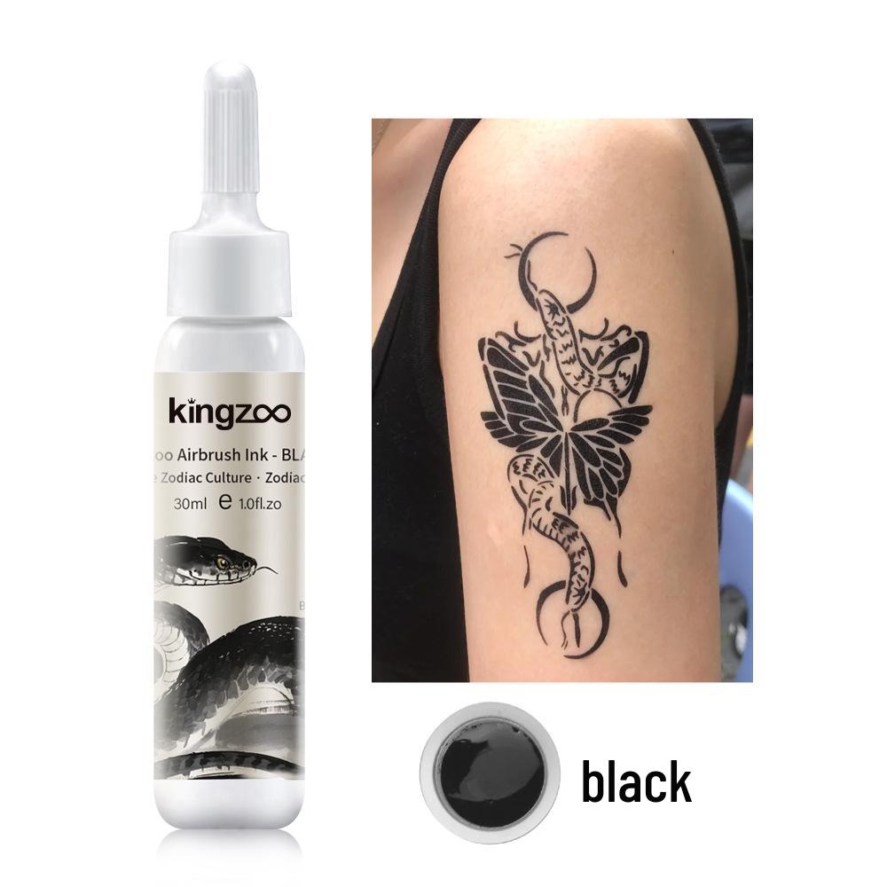 Colorante Temporaneo per Tatuaggi ad Aerografo Impermeabile - Pigmento Pittura per Corpo Realistico, Non Sbiadisce
