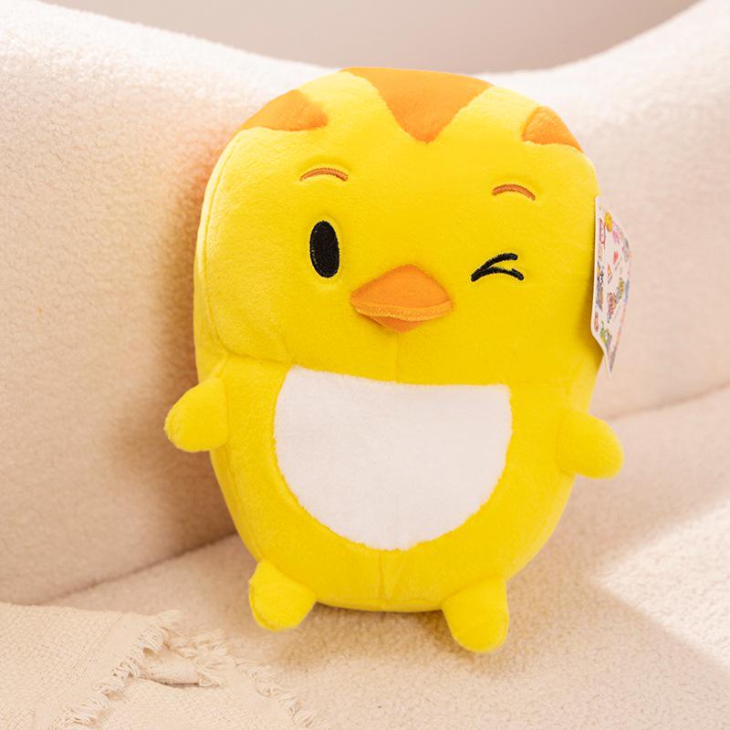 Cute Chicken & Bear Plush Toy - Pleasant Goat Edition
