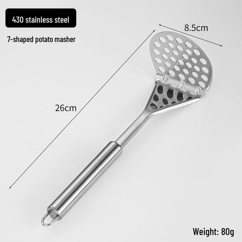 Stainless Steel Potato & Garlic Masher for Baby Food