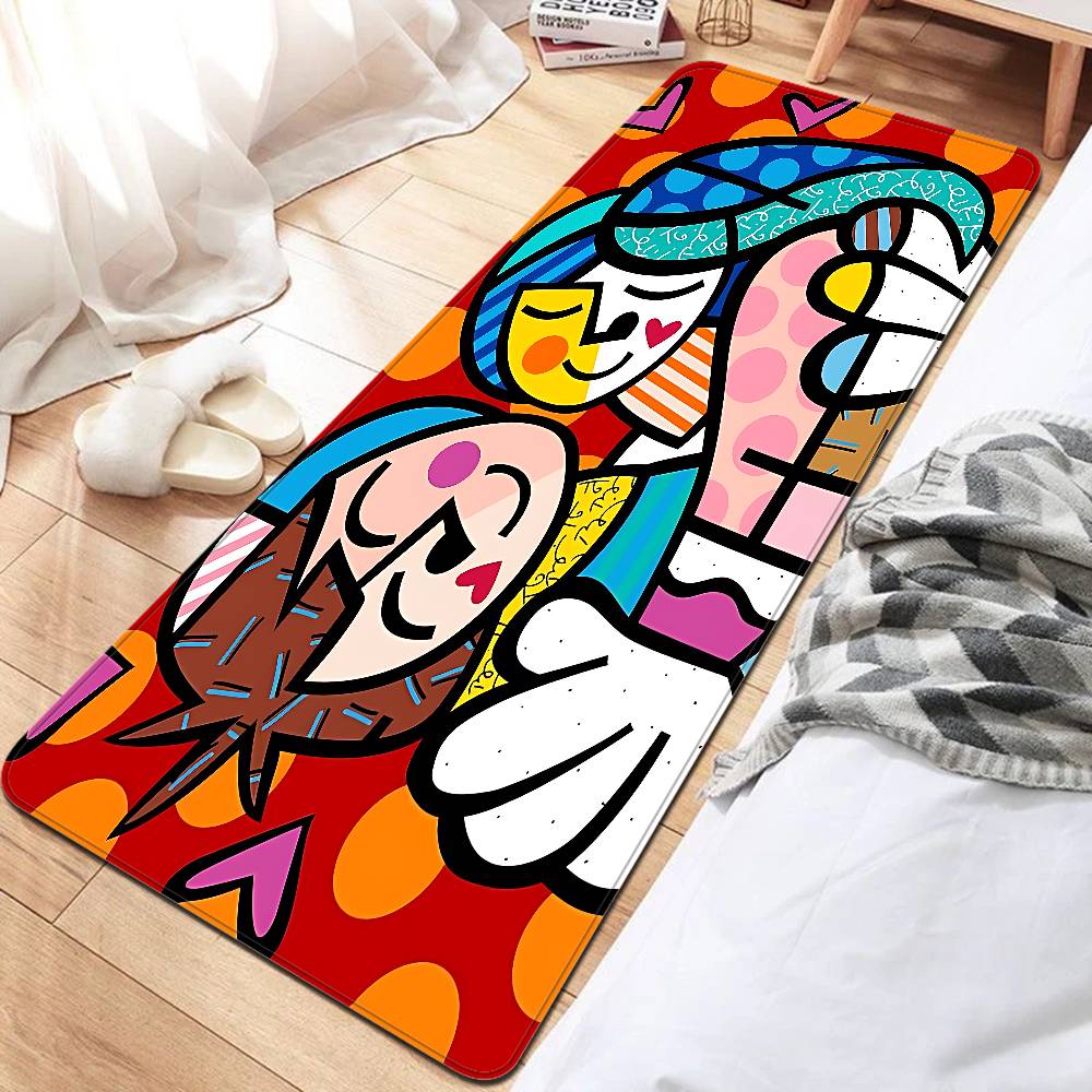 B-Britto Kitchen Mat Cheaper Anti-slip Modern Living Room Balcony Printed Modern Home Decor