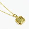 And Me Jewelry Emerald Necklace Pendant CZ Diamond Entourage Mystery Square Necklace [You Box]