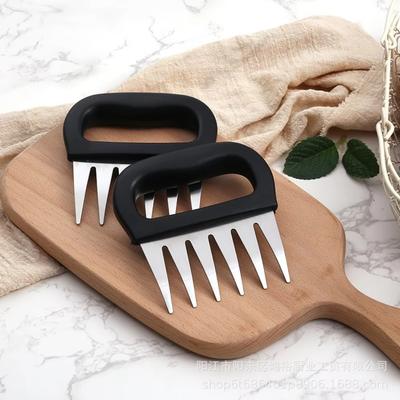 Et Bölücü Paslanmaz Çelik Et Parçalama Aletleri Ayı Pençesi Barbekü Çatalı Manuel Etler Kızartma Çatalları Mutfak Etleri Barbekü Parçalama Aleti