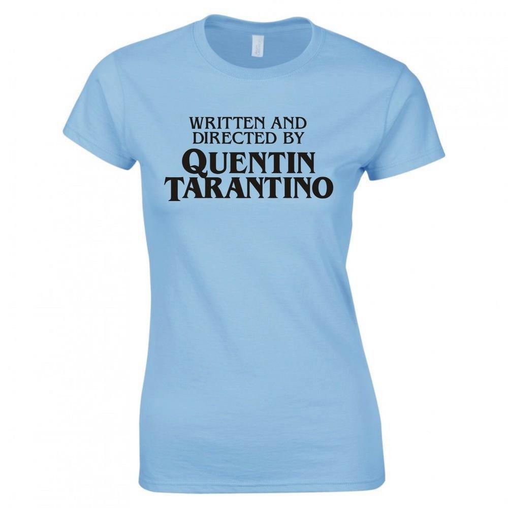 Movie Humour Written And Directed By Quentin Tarantino Skinny Fit Tshirt S