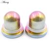 Alisouy 1PC Titanium Gradient Barevný válec Náušníky Kuželové špunty Tunel Expander Nosítka Náušnice Piercing Body šperky