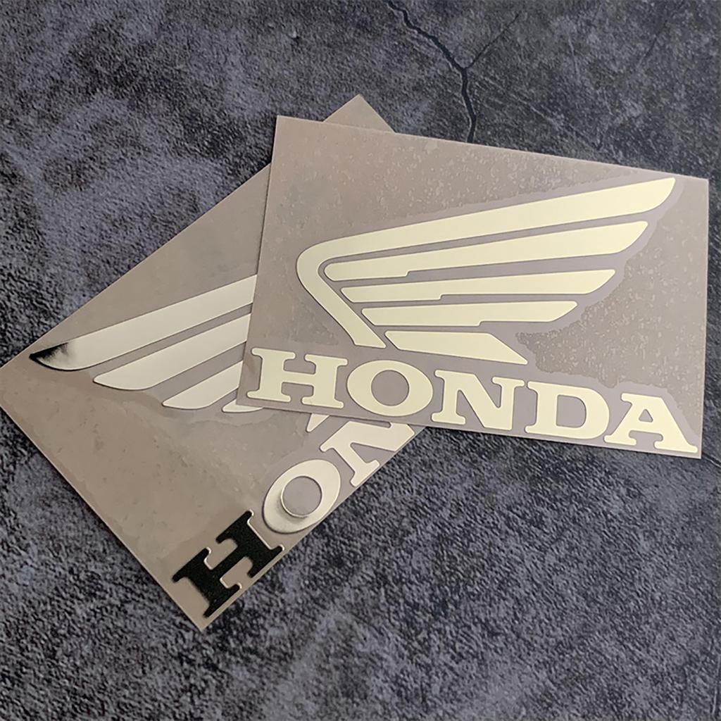 Metal Honda Sticker Logo Motorcycle Tank Helmet Bike Decal