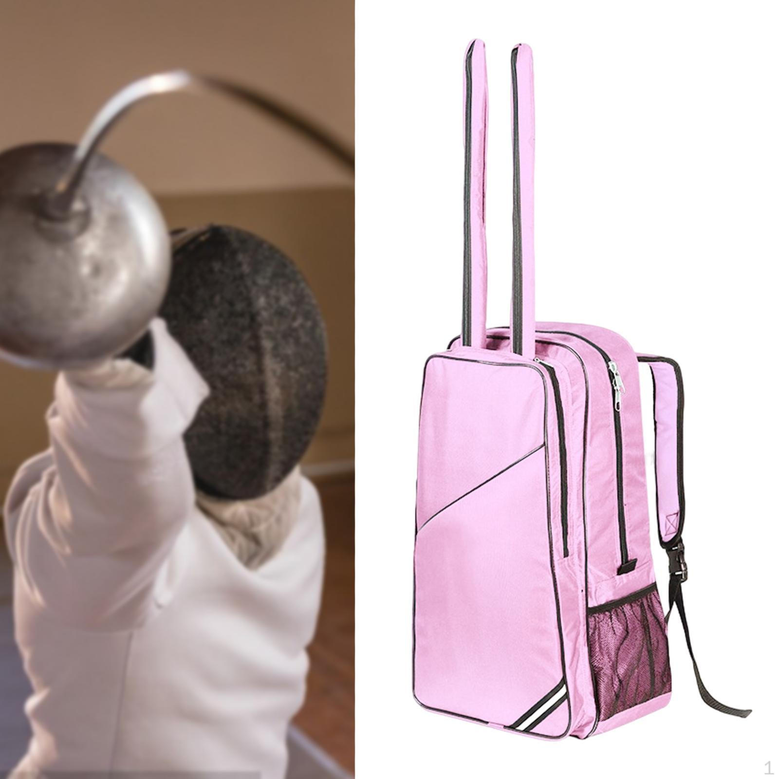 

Fencing Backpack Bag, Portable Large Capacity Premium Equipment Sports Adjustable Shoulder