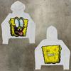 Womens Y2K Oversized Hoodie Cartoon Graphic Print Streetwear Casual Sweatshirt