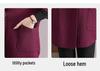 2025 Winter Plus Size Double-Sided Fleece Jacket for Middle-Aged Women - Mid-Length Autumn/Winter Coat