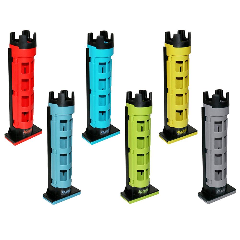 

6UK Fishing Barrel Rack Adjustable Fishing Rod Holder for Fished Gear (Green)