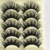 5Pairs Beauty Thick Natural False Fake Eyelashes Eye Lashes Extension Cross Makeup Tool
