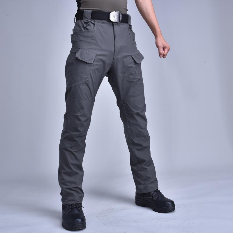 Men's IX7 Tactical Camouflage Pants: Quick-Drying, Waterproof, Wear-Resistant Outdoor Trousers for Hiking and Climbing