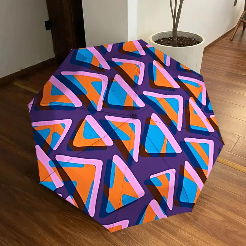 

1pc Abstract Pattern Automatic Open/Close Umbrella, Formal Events - Ideal Gift for Family or Friends, Outdoor Accessory yy251211245