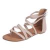 1 Pair Women'S Minimalist Wedge Sandals Flat Fashion Sandals Pinch For Women Shoes Ladies Causal Toe Sandals Sandales Femmes éTé