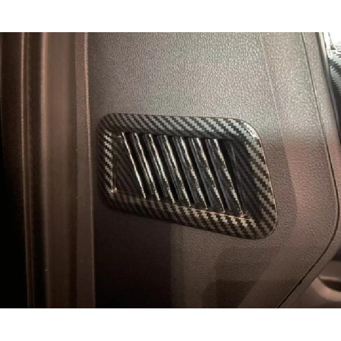 Carbon Fiber Front Side Air Vent Outlet Cover Trim For - Ford F150 2pcs