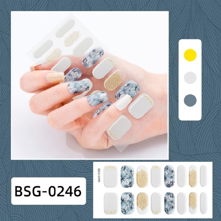 Semi-Cured Gel Nagellackstreifen Gel Nägel Vollständige Wraps Streifen Gel Nagelaufkleber