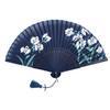 Osaka Choseido Fan Women Stylish Business Japanese Style Kimono Accessories Festival Indigo Dye Boxed.