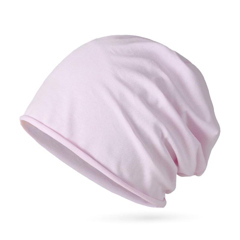 Unisex Lightweight Cotton Headscarf: Spring/Summer Breathable Cap & Sleep Hat