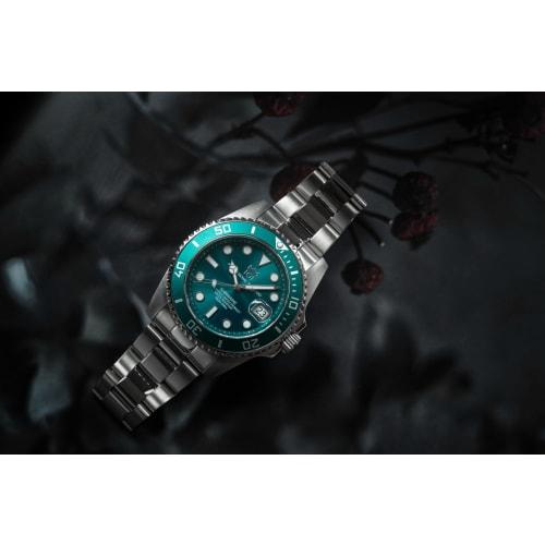 HYAKUICHI 101 No.1 Diver's Watch HYAKU1-001 (Aqua Green)