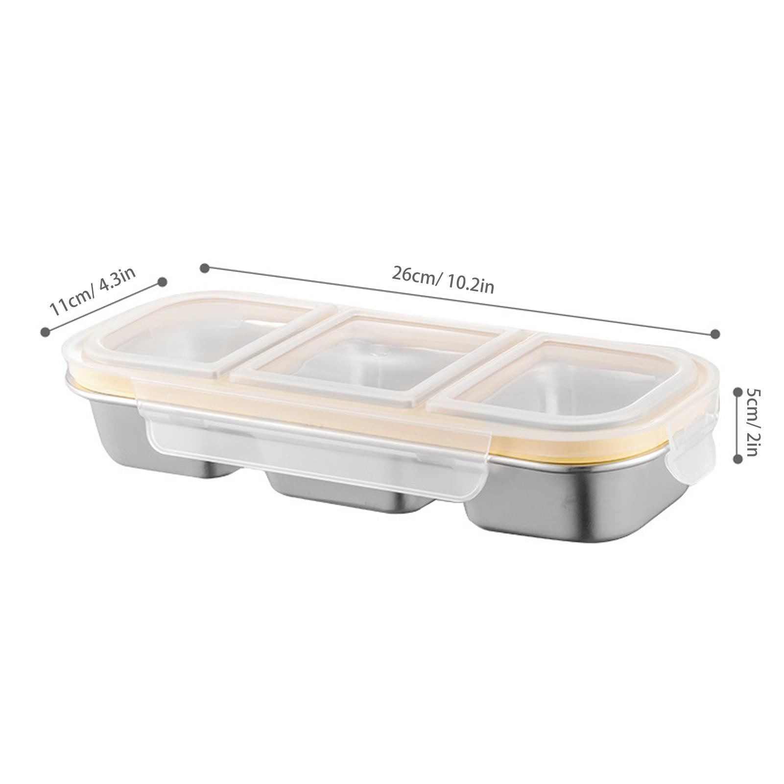 Outdoor Camping Stainless Steel Lunch Box Leakproof Lunch Container Portion Control Lunch Case Dropshipping