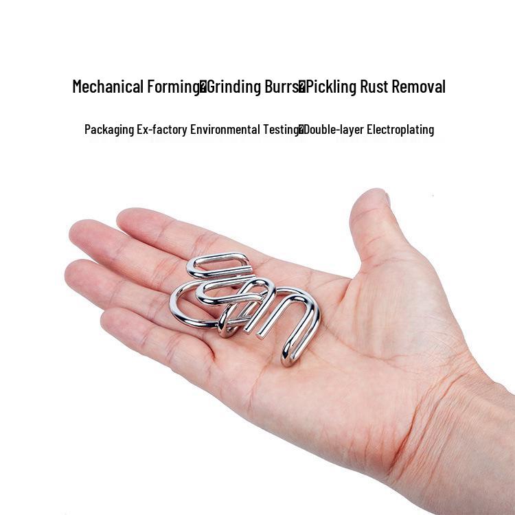 30-Piece Educational Puzzle Set: Unlocking Buckles, Interlocking Rings, Kongming & Luban Locks for Ages 8-12