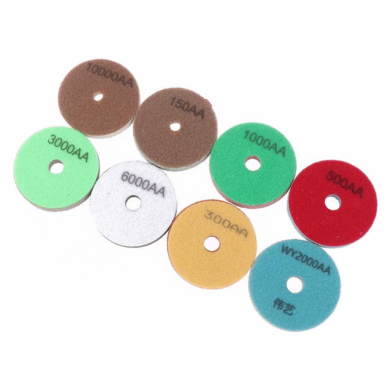3"Sponge Diamond Polishing Pads Granite  Artificial Stone Polishing Cleaning Tool Concrete Sanding Disc For Polisher