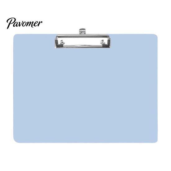 Strong Clamping Clipboard A4 Letter Size Plastic Clipboard, Hard Board with Low Profile School Clip, Lightweight Solid Color for Office Classroom