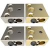 Hotend de Impressora 3D Totalmente Metálico para CR10/Ender3/3S com Bloco de Aquecimento Galvanizado