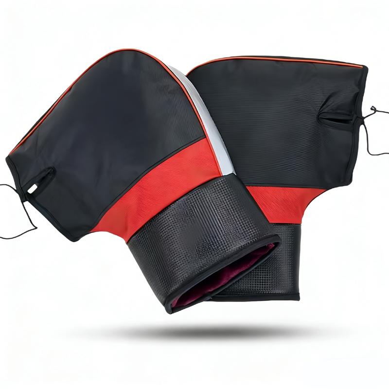 Motorcycle Handlebar Muffs Winter Windproof Gloves Battery Heated Hand Warmers Windshield Reflective Safety Handlebar Muffs