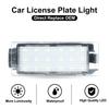 2 Stück Auto LED Kennzeichenleuchten Canbus Für Renault Clio Laguna Megane Twingo Master Vel Satis Espace Nummer Rücklichtlampe 6500K Weiß