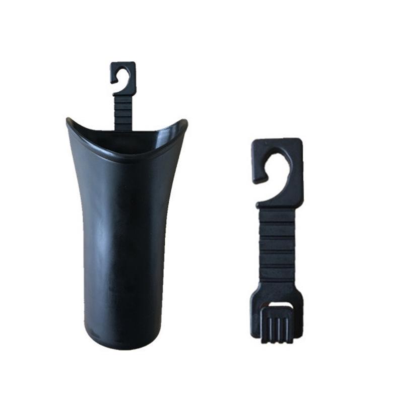 Car Umbrella Storage Pocket: Front & Rear Seat Hanging Organizer.