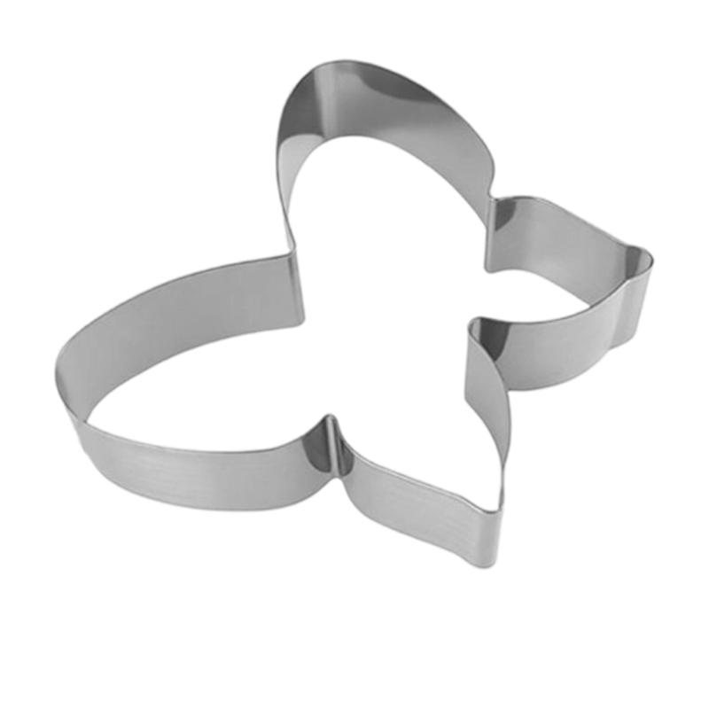 Professional Stainless Steel Butterfly Shape Baking Molds For Even Cake Cutting And Mousse Cake Cutter Shaping Supplies
