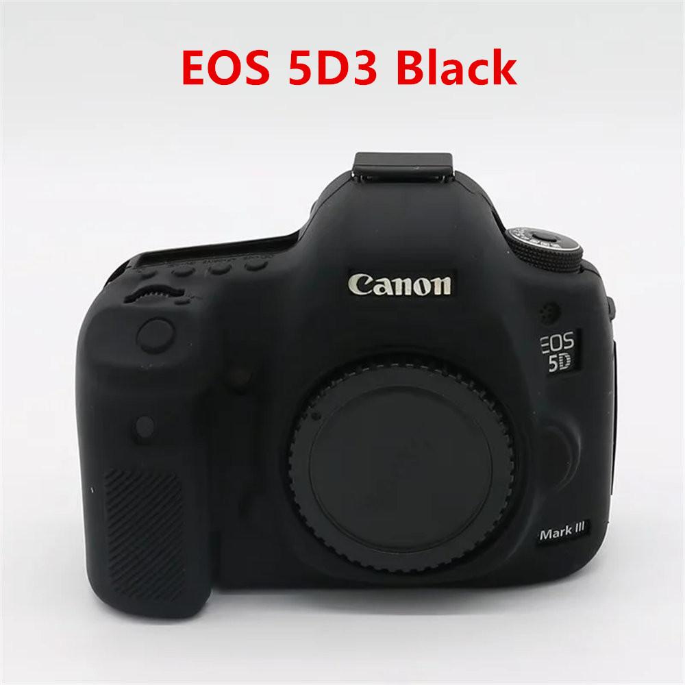 Soft Silicone Armor Camera Bag Case Cover For Canon EOS 5D Mark II III IV 5D2 5D3 5D4 6D Mark II 6D2 7D Mark II 7D2 77D 600 700D
