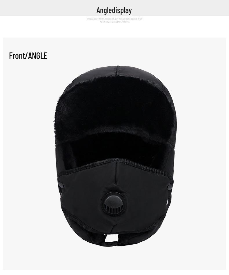 Unisex Winter Lei Feng Windproof Ear Protection Hat for Outdoor Cycling