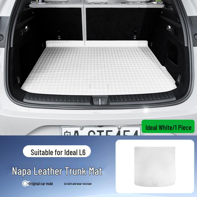 Ideal L6789i6 Full Coverage Car Leather Trunk Mat For Ideal L6