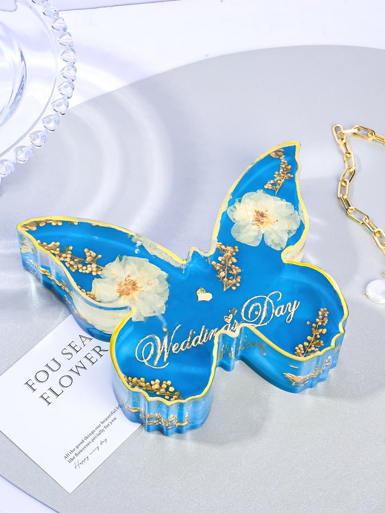 Large Butterfly Resin Molds DIY Cute Silicone Mold Creative Butterfly Bookend Flower Preservation Kit Crafts Epoxy Resin Mould