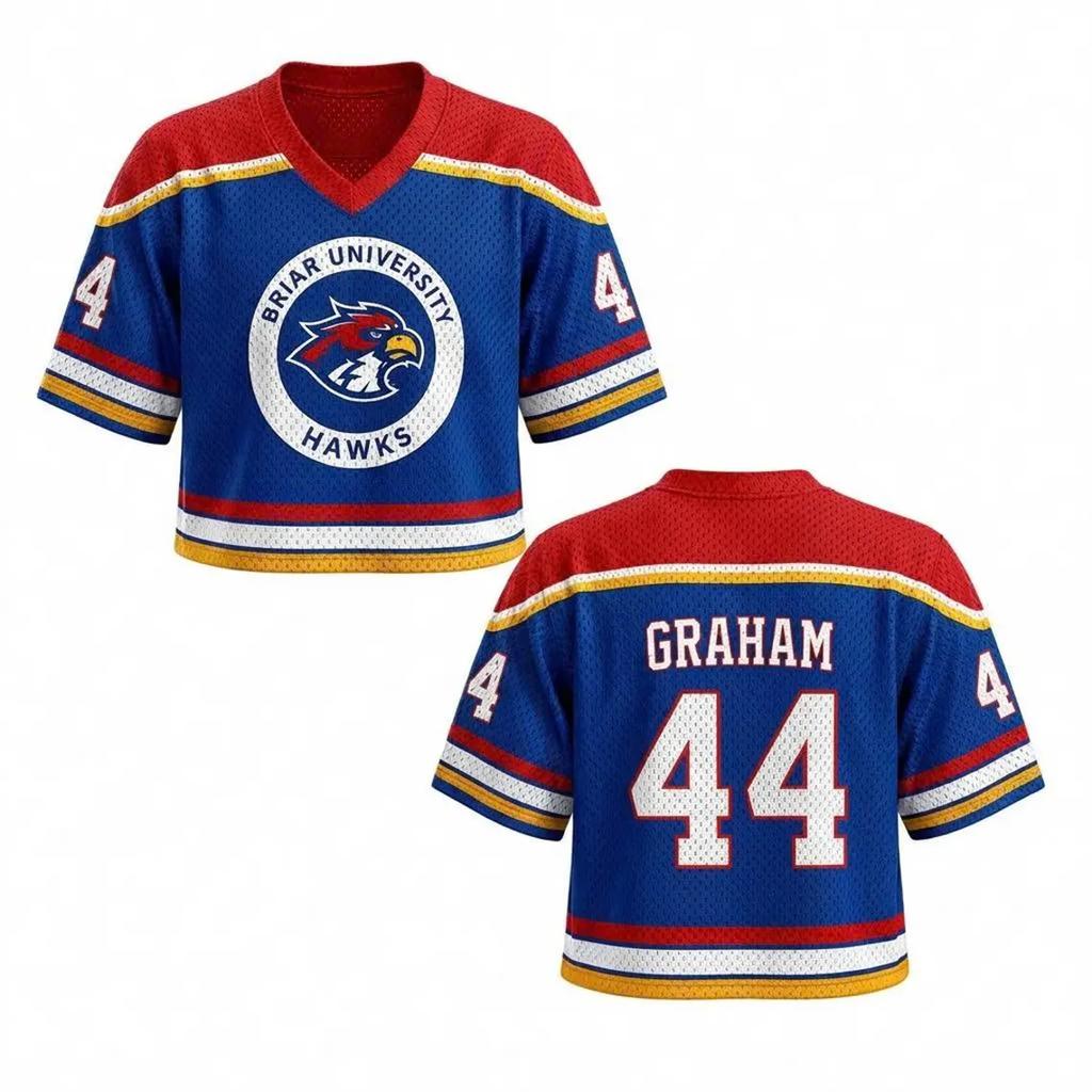 Women's Cropped Hockey Jersey Short Sleeve Top Mesh Fabric V Neck Athletic Style Casual Wear for Sports and Everyday Use