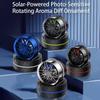 1Pcs Solar Powered Air Freshener Diffuser Simulated Wheels Auto Aroma Diffuser  Home Decor