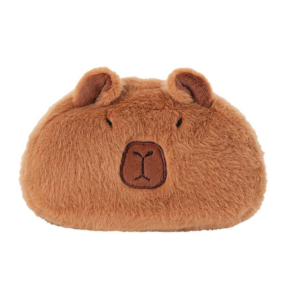 

Пакет для салфеток Автомобильный держатель для салфеток Плюшевая капибара Держатель для салфеток Универсальная автомобильная коробка для салфеток Автомобильные аксессуары коричневый