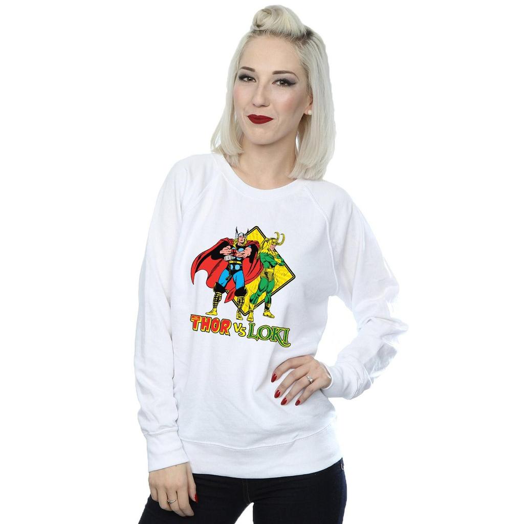 Marvel Womens/Ladies Thor Vs Loki Sweatshirt