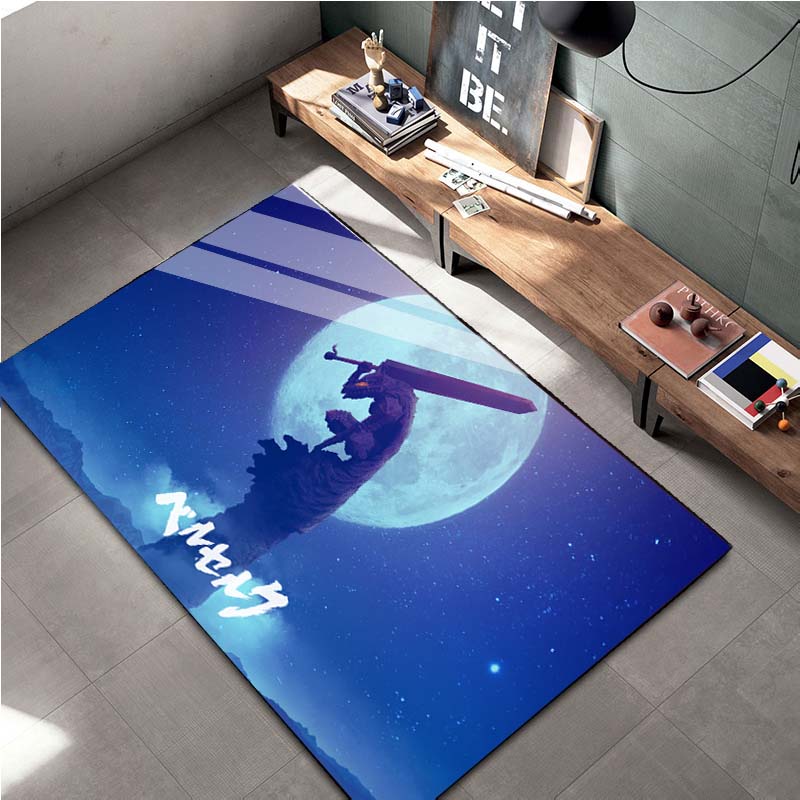 

15 Sizes Berserk Anime Carpet Living Room Decor Doormat Bedroom Hallway Entrance Balcony Floor Large Area Rug Comic Pattern Mat 40x60cm (16x24in)