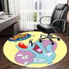 1pc Oggy and the Cockroaches Round Carpet, Made of Polyester,Perfect for Decorating Office Chairs, Living Rooms,fplt228
