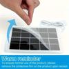 1 szt. Zewnętrzna wodoodporna ładowarka solarna USB do podróży i na kemping - przenośny panel słoneczny, mobilne źródło zasilania, ładowanie telefonu komórkowego, latarka i wentylator