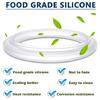 2/4x Silicone Steam Rings Silicone Gasket for EC685/EC680/EC850/EC860 Espresso