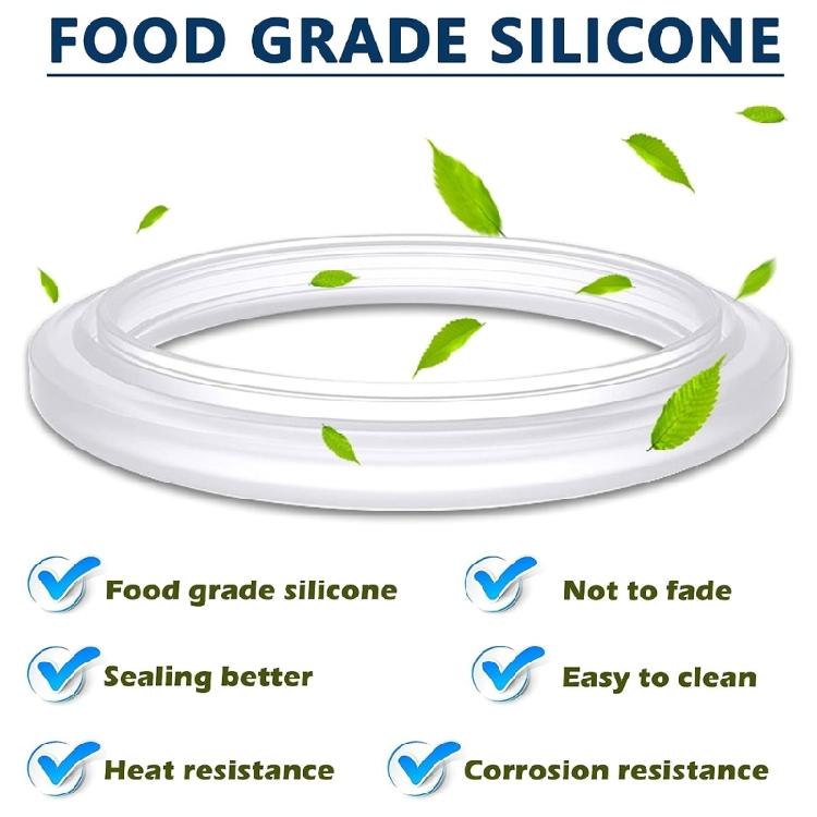 2/4x Silicone Steam Rings Silicone Gasket for EC685/EC680/EC850/EC860 Espresso